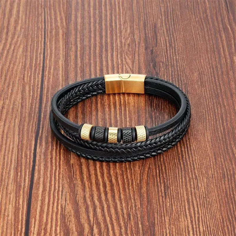 Urban Cuffs | Multi-Layered Leather Bracelet