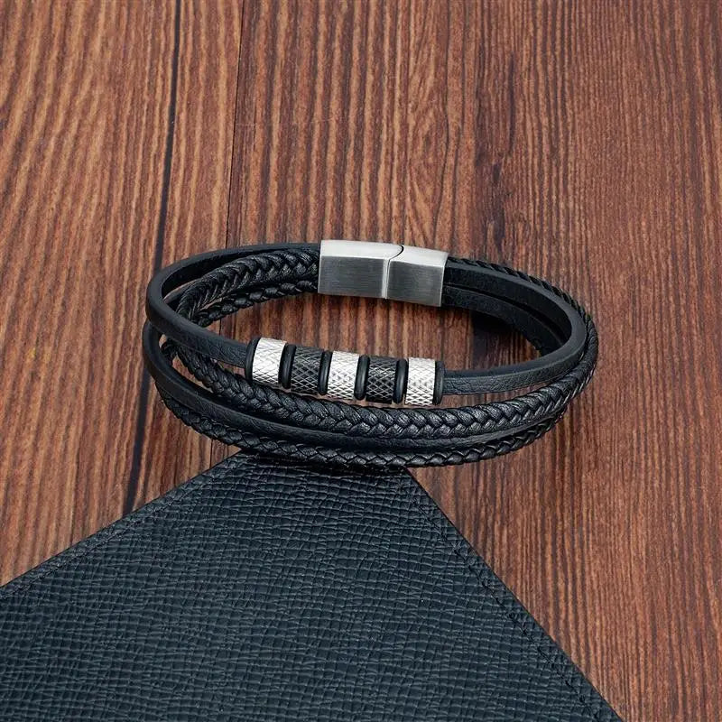 Urban Cuffs | Multi-Layered Leather Bracelet