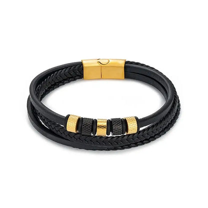 Urban Cuffs | Multi-Layered Leather Bracelet