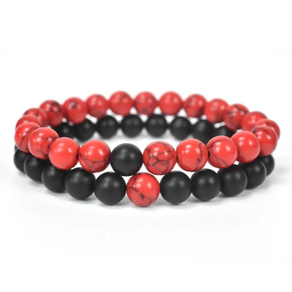 Urban Cuffs | Turquoise Stone Beaded Bracelet.