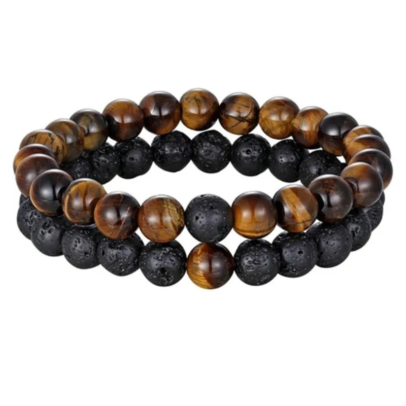 Urban Cuffs | Turquoise Stone Beaded Bracelet.