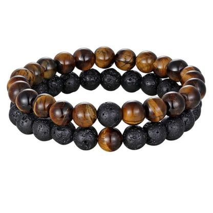 Urban Cuffs | Turquoise Stone Beaded Bracelet.