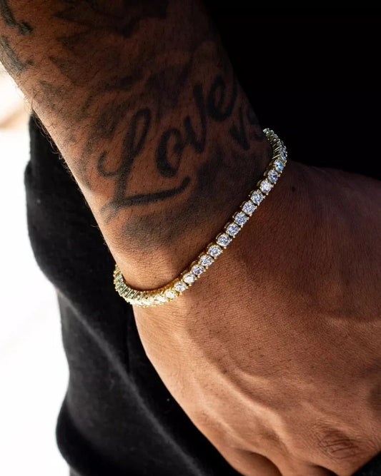 Urban Cuffs | Men's Faux Diamond Tennis Bracelet